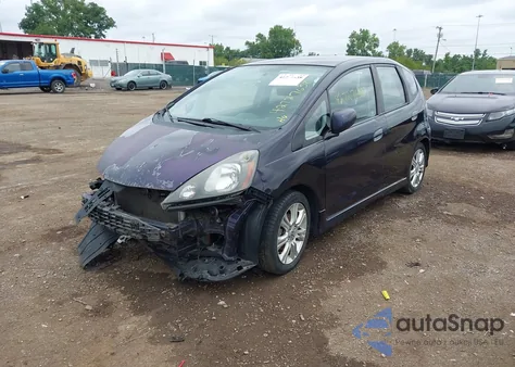 2009 Honda Fit Sport из США, поврежденный, VIN JHMGE884X9S050507